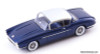 Avenue43 by AutoCult 1:43 1956 Chevrolet Corvette Impala XP-101, Metallic Blue