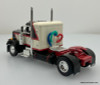 DCP by FG 1:64 Peterbilt 379 Sleeper Tractor w/40' Vintage Trailer, Black/Cream/Red