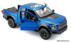 Maisto 1:24 2017 Ford Raptor Pick-Up, Metallic Blue
