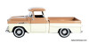 Motor Max 1:24 1958 Chevrolet Apache Fleetside Pick-Up, Beige/Cream