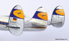 Schuco 1:72 1943 Lockheed L1049G: Lufthansa