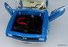 Danbury Mint 1:24 1969 Chevrolet Camaro Convertible, Blue