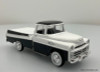 Denver Diecast 1:48 1957 Dodge Sweepside Pick-Up, White/Black