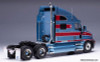 IXO 1:43 1998 Kenworth T2000 Sleeper Tractor, Metallic Blue/Red