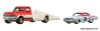 Hot Wheels Premium 1:64 1961 Chevrolet Impala #61 & 1972 Chevrolet Ramp Truck