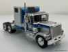 IXO 1:64 1980 GMC General Sleeper Tractor, Silver/Blue