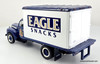 First Gear 1952 1:34 Ford F-6 Dry Goods Van Eagle Snacks, Blue/White