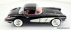 Franklin Mint 1:24 1958  Chevrolet Corvette, Black