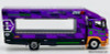 Tiny 1:64 Hino 500 Car Transporter, Purple: Eva-01 Racing Project Operation