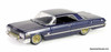 Greenlight 1:64 1963 Chevrolet Impala, Metallic Blue: California Lowrider