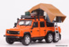 GCD 1:64 Land Rover Defender 6x6 w/Camping Accessories, Orange