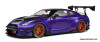Nissan Skyline GT-R (R35) w/Liberty Walk Body Kit - Metallic Purple - 1:18 Diecast Model by Solido