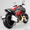 Ducati Diavel, Carbon Black/Red 1:12 Diecast Model Motorcycle by Maisto