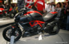 Ducati Diavel, Carbon Black/Red 1:12 Diecast Model Motorcycle by Maisto