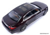 2021 Mercedes Benz S Class AMG, Metallic Red 1:18 Diecast Model Car by Norev