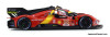 2023 Ferrari 499P #50 24 Hours Le Mans Red 1:18 Diecast Model Car by Burago