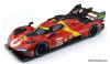 2023 Ferrari 499P #50 24 Hours Le Mans Red 1:18 Diecast Model Car by Burago