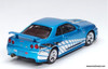 Nissan  Skyline GT-R R34, Blue/Chrome 1:64 Diecast Model Car by Stance Hunters