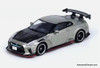 Nissan Skyline GT-R R35 "Top Secret"Tokyo Auto Salon 2024, Gray/Carbon Fiber 1:64 Diecast Model Car by Inno64