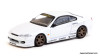 Vertex Nissan Silvia S15, Metallic White 1:64 Diecast Model Car by Tarmac Works