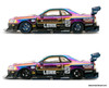 Nissan Skyline LBWK ER34 Super Silhouette #5, Chrome Magic Purple 1:64 Diecast Model Car by CM Model
