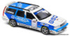 1995 Volvo 850 T-5R 2.3L 20v Turbo Tribute Car, White/Blue 1:43 Diecast Model Car by Solido