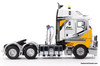 Kenworth K200 Prime Mover Sleeper Tractor, Yellow/White: Big Hill Cranes 1:50 Diecast Model Truck by Drake