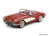 1960 Chevrolet Corvette Convertible Limited Edition, Roman Red - 1:24 Scale Diecast Model by Danbury Mint