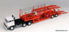 1970 Mitsubishi Fuso Day Cab w/Car Transporter Trailer 1:64 Diecast Model Truck by DD Models