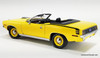1970 Plymouth Hemi Cuda Convertible, Lemon Twist 1:18 Diecast Model Car by Acme