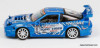 Nissan 180SX Drift Car, Metallic Blue: Toyo Tires 1:64 Diecast Model Car by Micro Turbo