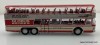 Neoplan NH 22 Double Decker: Globe Travel 1:87 ABS Plastic Model Bus by Brekina