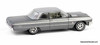 1964 Chevrolet Bel Air (California Lowrider), Dark Gray Metallic/Silver Metallic 1:64 Diecast Model Car by Greenlight