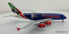 Airbus A380-800:Emirates (Reg #A6-EOD) NBA Livery 1:400 Diecast Model Plane by Gemini Jets