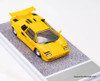 Lamborghini Countach LP 5000 QV, Yellow 1:64 Diecast Model Car by Finclassically