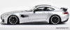 2017 Mercedes Benz AMG GTR, Silver 1:64 Diecast Model Car by MJ Models