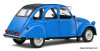 1982 Citroen 2CV6, Petrol Blue 1:18 Diecast Model Car by Solido