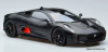 2013 Jaguar C-X75, Satin Black 1:18 Diecast Model Car by Almost Real