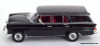 1966 Mercedes Benz 200 Universal Wagon, Black 1:18 Diecast Model Car by Norev