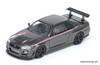 Nissan Skyline GT-R R34 Nismo R-Tune, Black Chrome 1:64 Diecast Model Car by Inno64