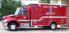 RARE!! International 4400 EMS Unit: Dallas Fire Rescue 1:34 Diecast Model Ambulance by First Gear