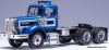 1965 Autocar A64 Day Cab Tractor, Metallic Blue 1:43 Diecast Model Truck by IXO