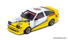 Toyota Sprinter Trueno AE86 Brunei Diecast Kustom Show 2024, Yellow/White 1:64 Diecast Model Car by Inno64