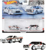 Hot Wheels Premium Lancia Rally #037 & 1984 Audi Sport Quattro #2 1:64 Diecast Model Car by Hot Wheels