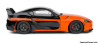 2024 Toyota GR Supra Streetfighter, Orange/Black 1:18 Diecast Model Car by Solido
