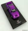 Nissan Skyline GT-R R34, Purple Carbon Fiber 1:64 Diecast Model Car by Demon King