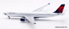 Airbus A330-323: Delta Air Lines (Reg #N802NW) w/Cirium Platinum Award Sticker 1:200 Diecast Model Plane by Inflight