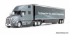 Volvo VNL 860 Sleeper Tractor w/53ft Trailer, Coastal Mist 1:50 Diecast Model Truck by First Gear
