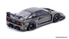 Ferrari F40 LBWK, Black Chrome 1:64 Diecast Model Car by Inno64