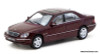 Mercedes-Benz S 55 AMG, Bordeaux Red Metallic 1:64 Diecast Model Car by Tarmac Works